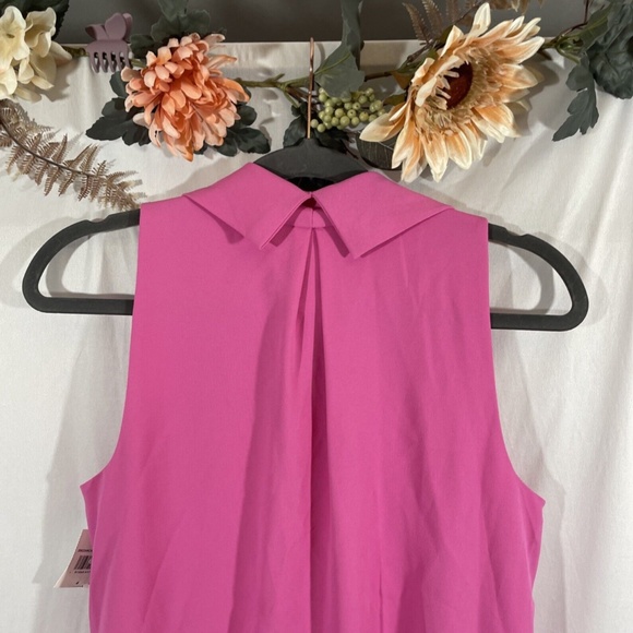 NWT $248 Trina Turk [ 4 ] Sleeveless Naples‎ Cowl-Neck Dress in Pink - Picture 8 of 12